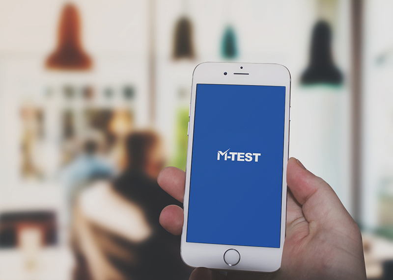 M-test mobile testing system for employee effectiveness tracking